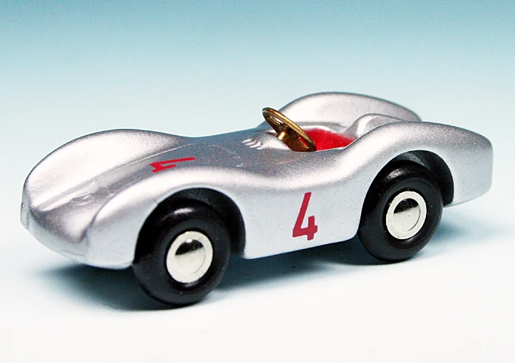 Schuco Piccolo Mercedes Benz W196 Stromlinie Rennwagen Startnummer 4 1 Schuco Piccolo Mercedes Benz W196 Stromlinie Rennwagen Startnummer 4