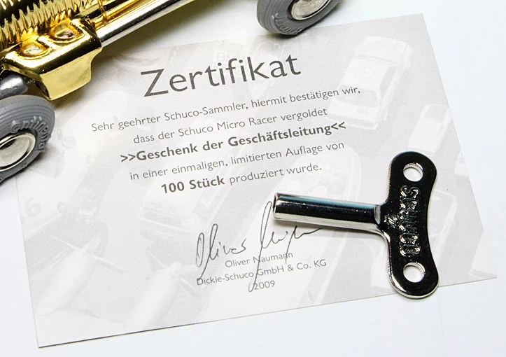 Schuco Microracer 1043/2 / Mercedes Benz 1936 Rennwagen "Schuco" 6 Schuco Microracer 1043/2 / Mercedes Benz 1936 Rennwagen "Schuco" – Bild 6