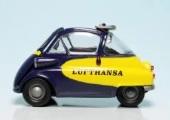 Schuco BMW Isetta 250 Standard "Lufthansa" -Mini Auto Verkauf 002102 Schuco BMW Isetta 250 Standard Lufthansa z4585664b2223e3