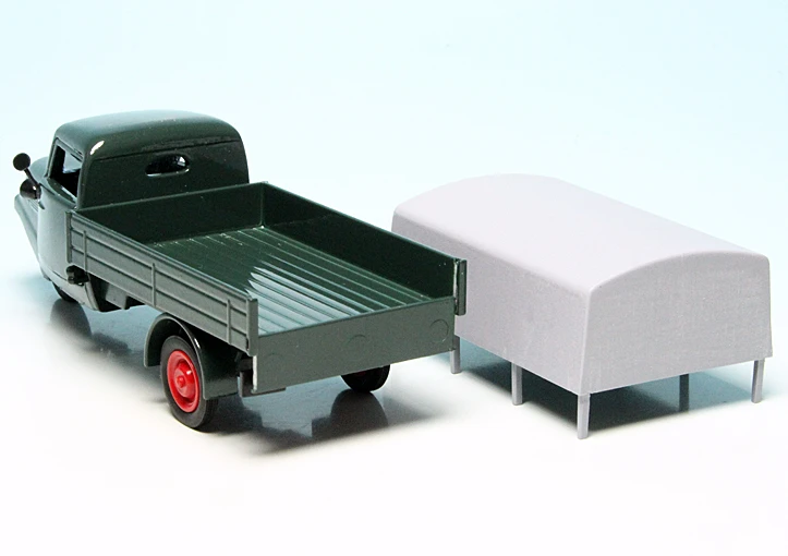 Schuco Tempo Hanseat Dreirad Pritsche/Plane 5 Schuco Tempo Hanseat Dreirad Pritsche/Plane – Bild 5