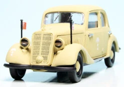 Schuco Mercedes Benz 170V Limousine "Wehrmacht Afrika Korps - Wüstenfuchs" -Mini Auto Verkauf 002365 schuco mercedes benz 170v limousine wehrmacht afrika korps wuestenfuchs 2