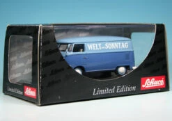 Schuco VW T1 Bulli Kastenwagen "Welt Am Sonntag" -Mini Auto Verkauf 002579 Schuco VW T1 Bulli Kastenwagen Welt am Sonntag z658566730177a8