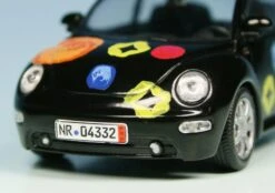 Schuco VW New Beetle (1997) Mit Raketenantrieb "Die Ludolfs" -Mini Auto Verkauf 004541 Schuco VW New Beetle 1997 mit Raketenantrieb Die Ludolfs z3