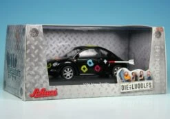 Schuco VW New Beetle (1997) Mit Raketenantrieb "Die Ludolfs" -Mini Auto Verkauf 004541 Schuco VW New Beetle 1997 mit Raketenantrieb Die Ludolfs z7