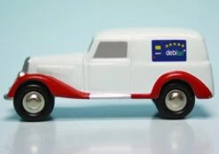 Schuco Piccolo Mercedes Benz 170V Kastenwagen "Debitel" -Mini Auto Verkauf 101033 Schuco Piccolo Mercedes Benz 170V Kastenwagen Debitel z4