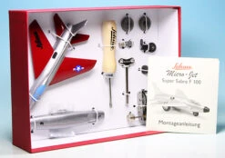 Schuco Micro Jet 1032 / Super Sabre BS F100 Als Montagekasten -Mini Auto Verkauf 450178200 schuco micro jet 1032 super sabre bs f100 als montagekasten 6