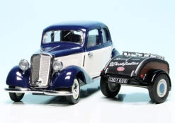 Schuco Mercedes Benz 170V Limousine Mit Westfalia-Anhänger -Mini Auto Verkauf 450246500 schuco mercedes benz 170v limousine mit westfaliaanhaenger 2