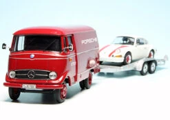 Schuco Mercedes Benz L 319 D Kastenwagen Mit Anhänger Und Porsche 911 Coupé "Porsche" -Mini Auto Verkauf 450249900 schuco mercedes benz l 319 d kastenwagen mit anhaenger und porsche 911 coup porsche 2
