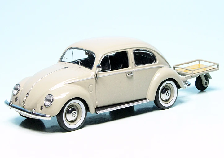 Schuco VW Brezelkäfer Mit Nachläufer "Auto-Porter" 1 Schuco VW Brezelkäfer Mit Nachläufer "Auto-Porter"