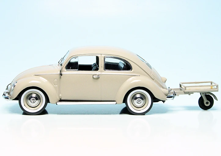 Schuco VW Brezelkäfer Mit Nachläufer "Auto-Porter" 4 Schuco VW Brezelkäfer Mit Nachläufer "Auto-Porter" – Bild 4