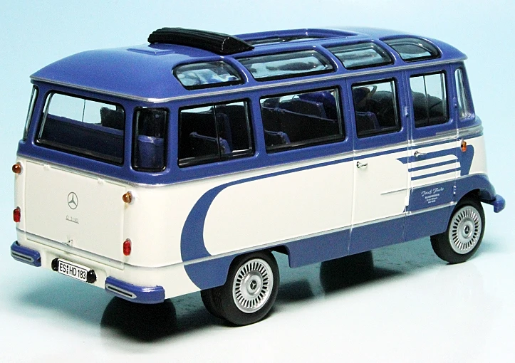 Schuco Mercedes Benz O 319 D Kleinbus "Josef Fuchs Reisen" 2 Schuco Mercedes Benz O 319 D Kleinbus "Josef Fuchs Reisen" – Bild 2