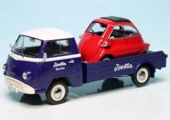 Schuco Tempo Matador Pritschenwagen Mit BMW Isetta 250 Export "BMW Isetta-Service"