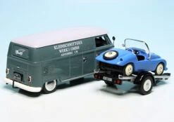 Mini Auto Verkauf -Mini Auto Verkauf 450374100 Schuco VW T1 Bulli Kastenwagen mit PKW Anhanger und Kleinschnittger F125 Kleinschnittger Werke 2591f124a48c50