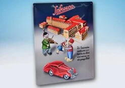 Schuco Blechschild "Edition 2 - Schuco Fabrik"