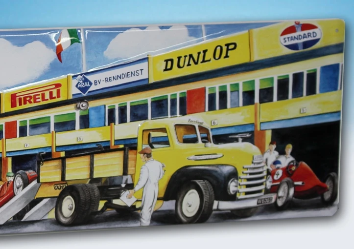 Schuco Blechschild "Schuco Motorsport" 3 Schuco Blechschild "Schuco Motorsport" – Bild 3