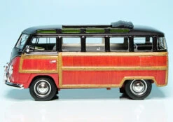 Schuco VW T1a Bulli Samba Bus "Woody" -Mini Auto Verkauf 450894300 Schuco VW T1a Bulli Samba Bus Woody 4