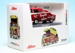 Schuco VW T1a Bulli Mit Brezelkäfer-Karosserie "Volkswagen Beardalls Of Nottingham" -Mini Auto Verkauf 450907800 schuco vw t1a bulli mit brezelkaeferkarosserie volkswagen beardalls of nottingham 6
