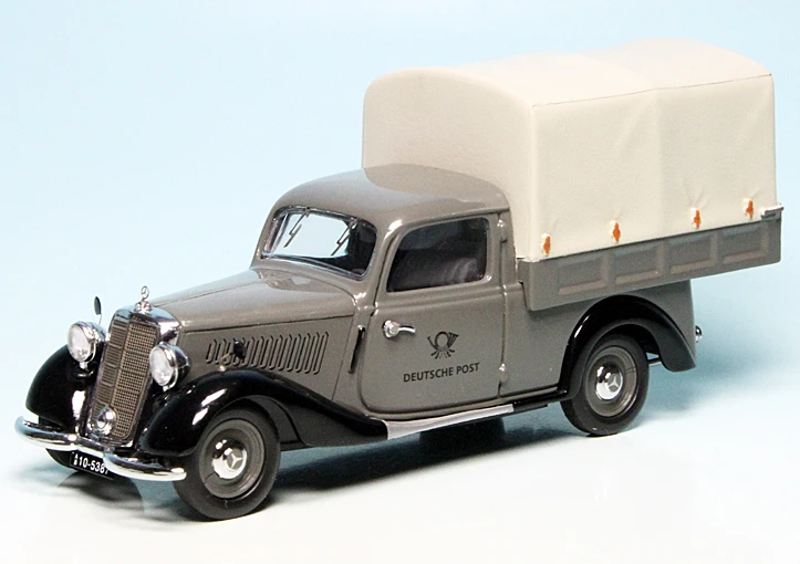 Schuco Mercedes Benz 170V Pritsche/Plane "Deutsche Post" 1 Schuco Mercedes Benz 170V Pritsche/Plane "Deutsche Post"