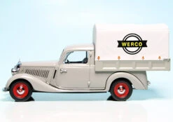 Schuco Mercedes Benz 170V Pritsche/Plane "WERCO" -Mini Auto Verkauf 901153 schuco mercedes benz 170v pritscheplane werco 4