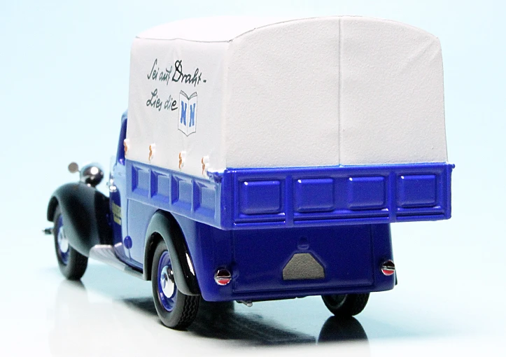 Schuco Mercedes Benz 170V Pritsche/Plane "Nürnberger Nachrichten" 6 Schuco Mercedes Benz 170V Pritsche/Plane "Nürnberger Nachrichten" – Bild 6