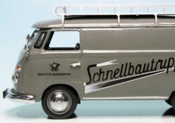 Schuco VW T1 Bulli Kastenwagen "Deutsche Bundespost Schnellbautrupp" -Mini Auto Verkauf 902072 Schuco VW T1 Bulli Kastenwagen Deutsche Bundespost Schnellbautrupp z4