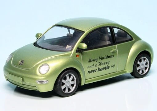Schuco VW New Beetle (1997) "Merry Christmas '99" -Mini Auto Verkauf 902082 Schuco VW New Beetle 1997 Merry Christmas 99 z1