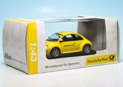 Schuco VW New Beetle (1997) "Deutsche Post" -Mini Auto Verkauf 902083 Schuco VW New Beetle 1997 Deutsche Post z7