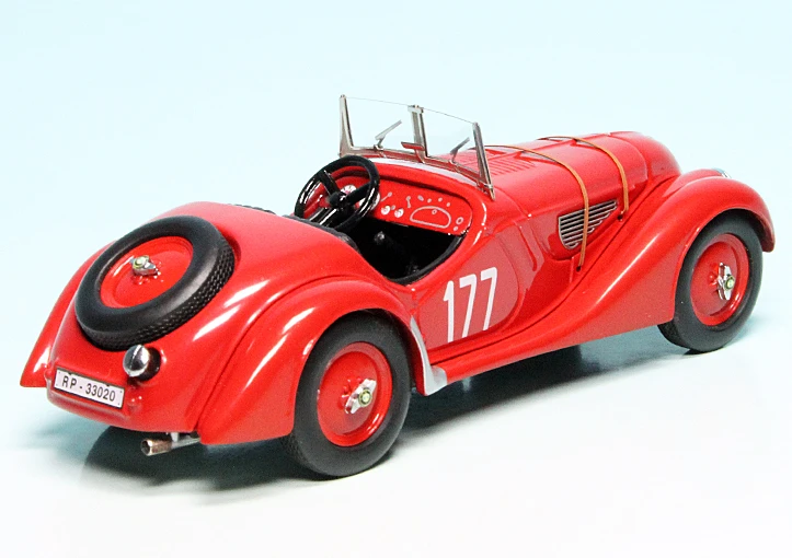 Schuco BMW 328 Roadster Rennwagen "Deutsche Reichspost" 2 Schuco BMW 328 Roadster Rennwagen "Deutsche Reichspost" – Bild 2