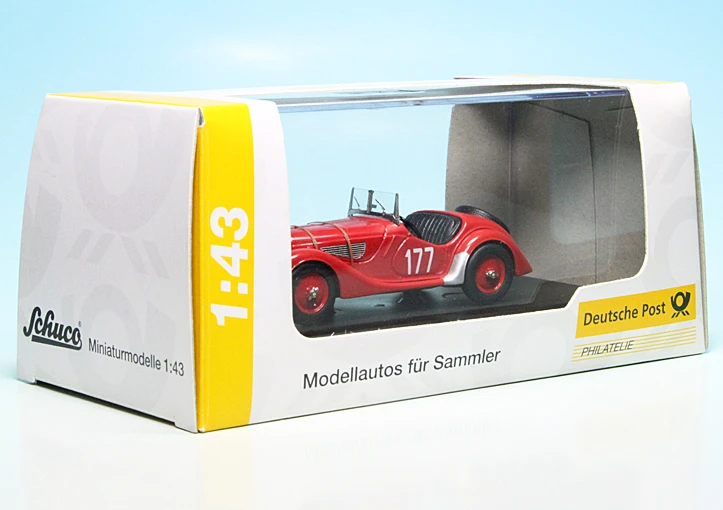 Schuco BMW 328 Roadster Rennwagen "Deutsche Reichspost" 7 Schuco BMW 328 Roadster Rennwagen "Deutsche Reichspost" – Bild 7