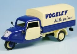 Schuco Tempo Hanseat Dreirad Pritsche/Plane "Vogeley Süßspeisen"