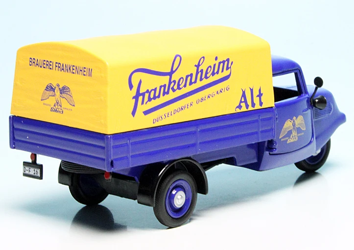 Schuco Tempo Hanseat Dreirad Pritsche/Plane "Frankenheim Alt" 2 Schuco Tempo Hanseat Dreirad Pritsche/Plane "Frankenheim Alt" – Bild 2