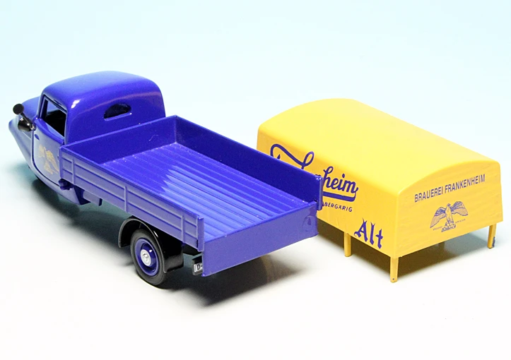 Schuco Tempo Hanseat Dreirad Pritsche/Plane "Frankenheim Alt" 5 Schuco Tempo Hanseat Dreirad Pritsche/Plane "Frankenheim Alt" – Bild 5