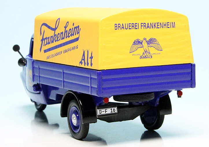 Schuco Tempo Hanseat Dreirad Pritsche/Plane "Frankenheim Alt" 6 Schuco Tempo Hanseat Dreirad Pritsche/Plane "Frankenheim Alt" – Bild 6