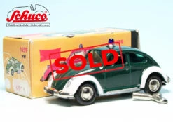 Schuco Microracer 1039 / VW Käfer "Polizei"