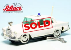 Schuco Mirakocar 1001/1P (355101) / Mercedes Benz 220SE Heckflosse "Police - Polizei"