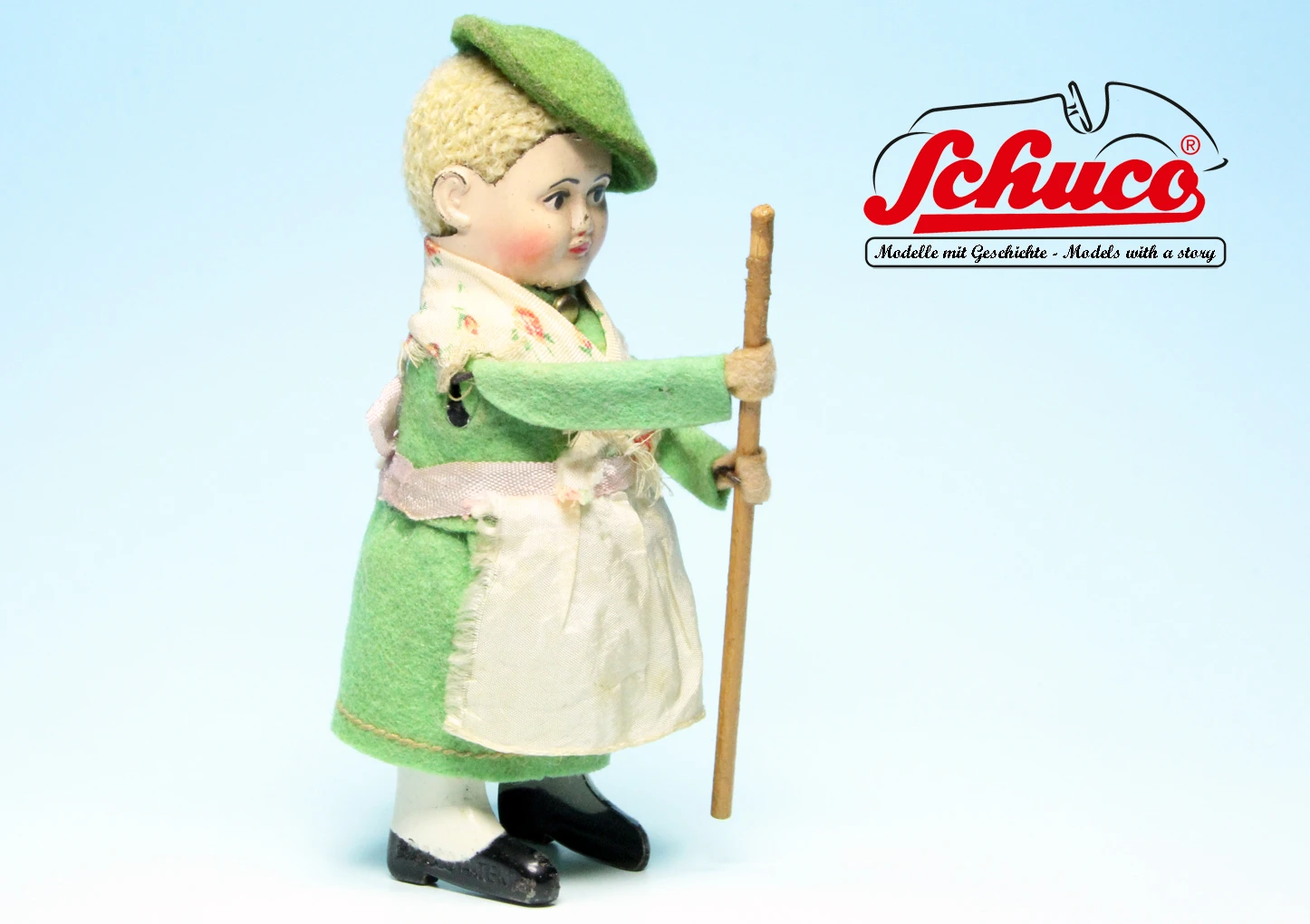 Schuco Tirolerin Mit Stock Tanzfigur 983/8 4 Schuco Tirolerin Mit Stock Tanzfigur 983/8 – Bild 4