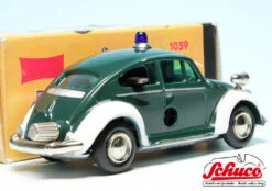 Schuco Microracer 1039 / VW Käfer "Polizei" -Mini Auto Verkauf mmg0231 schuco microracer 1039 vw kaefer polizei 2