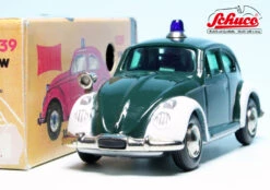 Schuco Microracer 1039 / VW Käfer "Polizei" -Mini Auto Verkauf mmg0231 schuco microracer 1039 vw kaefer polizei 3