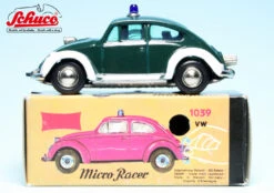 Schuco Microracer 1039 / VW Käfer "Polizei" -Mini Auto Verkauf mmg0231 schuco microracer 1039 vw kaefer polizei 4