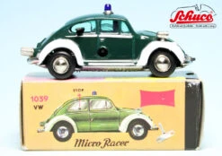 Schuco Microracer 1039 / VW Käfer "Polizei" -Mini Auto Verkauf mmg0231 schuco microracer 1039 vw kaefer polizei 5