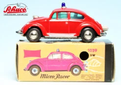 Schuco Microracer 1039 / VW Käfer "Feuerwehr" -Mini Auto Verkauf mmg0344 schuco microracer 1039 vw kaefer feuerwehr 4