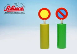 Schuco Verkehrszeichen Mit Holzsockel